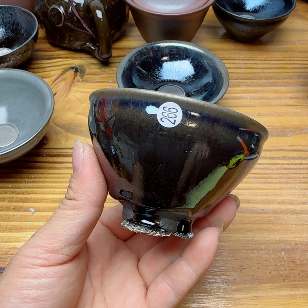 茶盏建窑建盏茶器微瑕