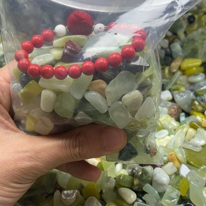 蛇纹石玉未镶嵌鱼缸石