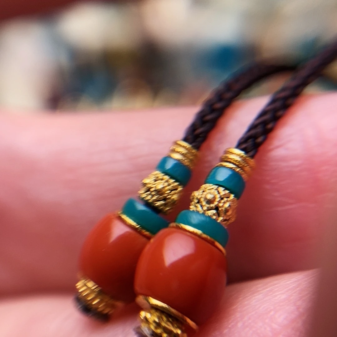 绿松石配饰18K金镶嵌