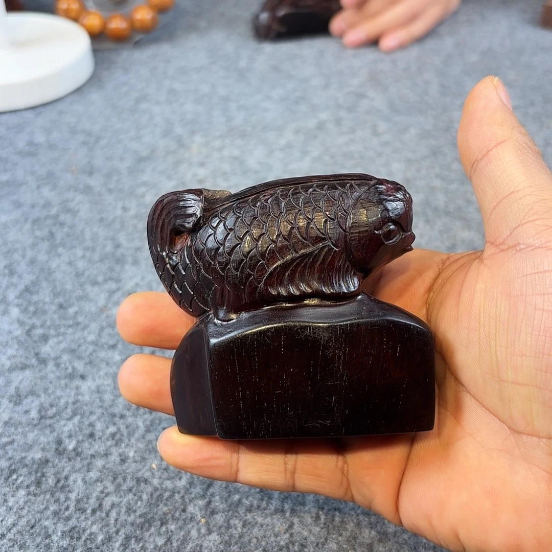 求***美小叶紫檀紫檀年年有余