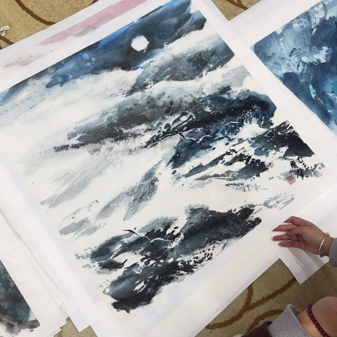 尘***到国画年启贺打包第三章童