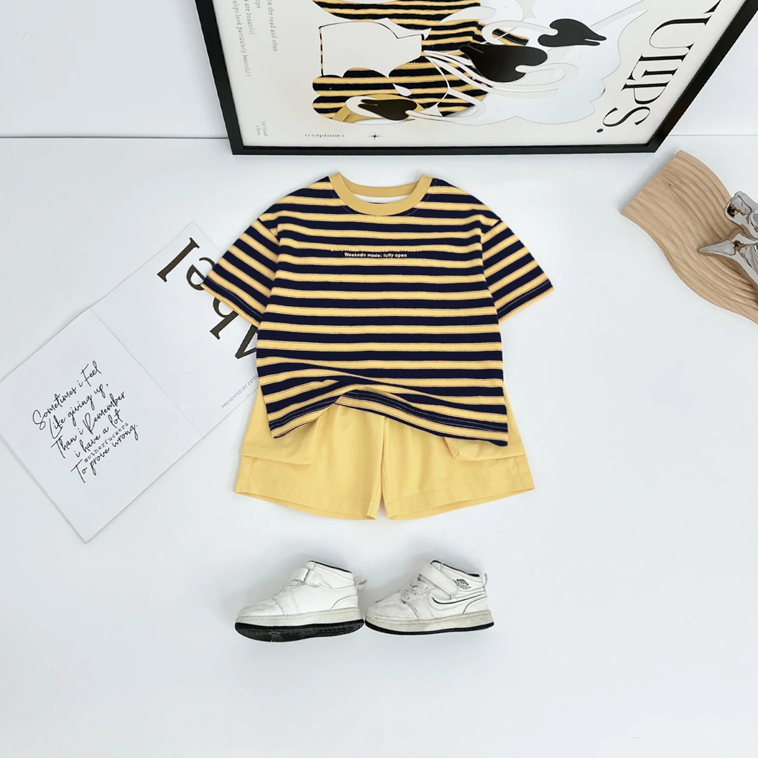 儿童短袖T恤夏季男童上衣2025新款夏装潮 BQ25652N