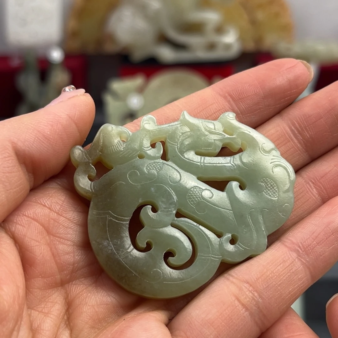 和田玉未镶嵌颈饰鉴古藏珍鉴古藏珍