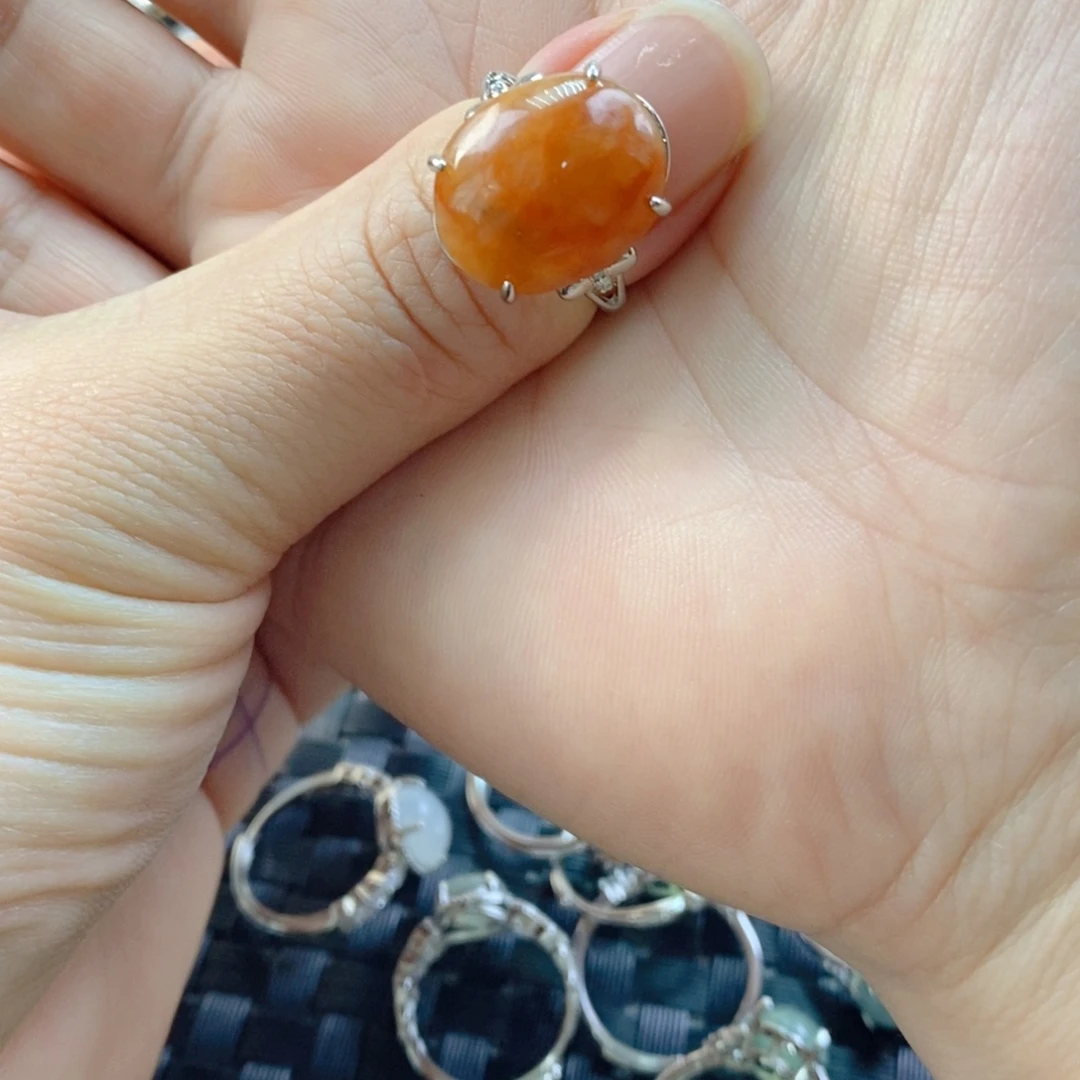显***翡翠未镶嵌戒指缅甸