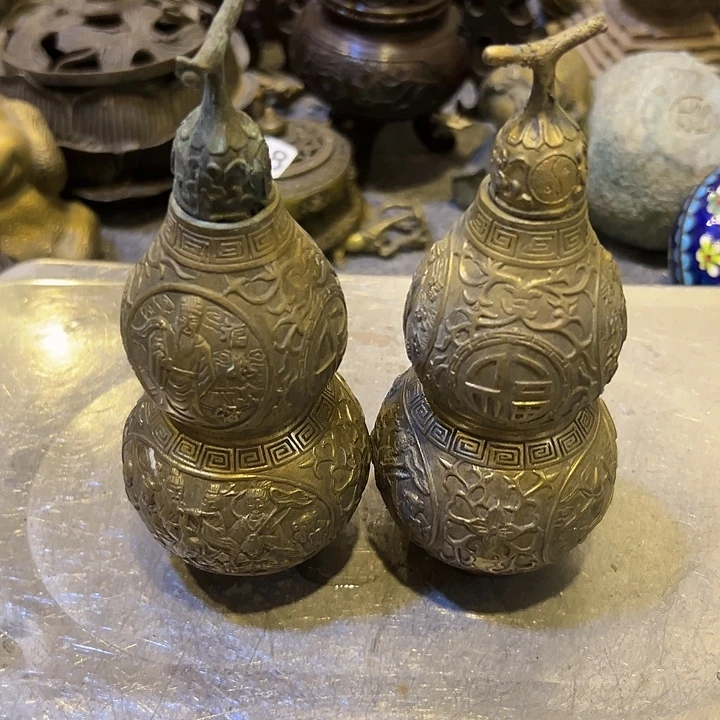 黄铜摆件，文房工艺品摆件