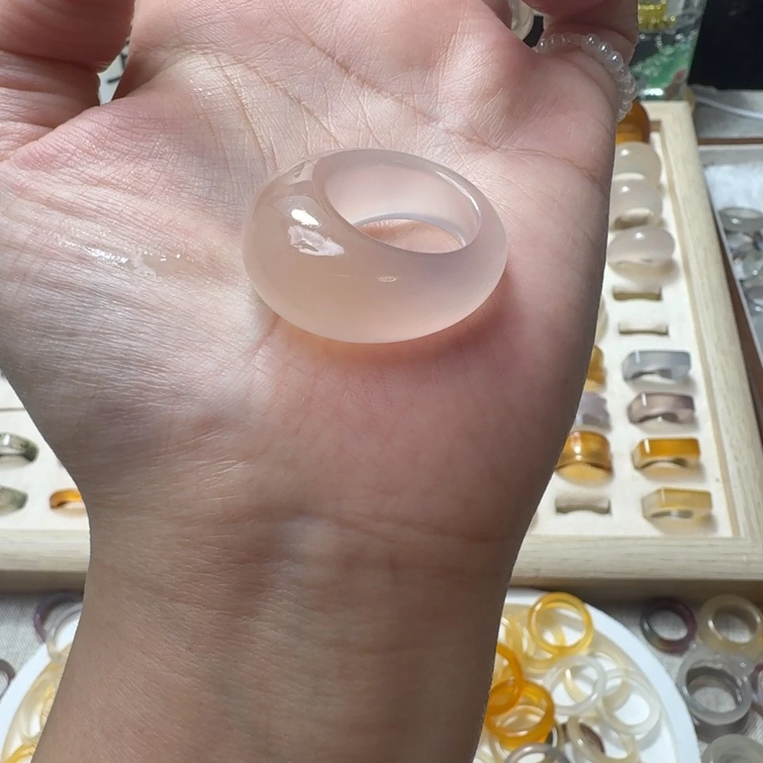 合金戒指玛瑙/玉髓818港17-18