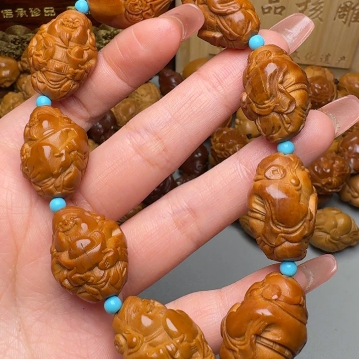 橄榄核手串/手链福利财神