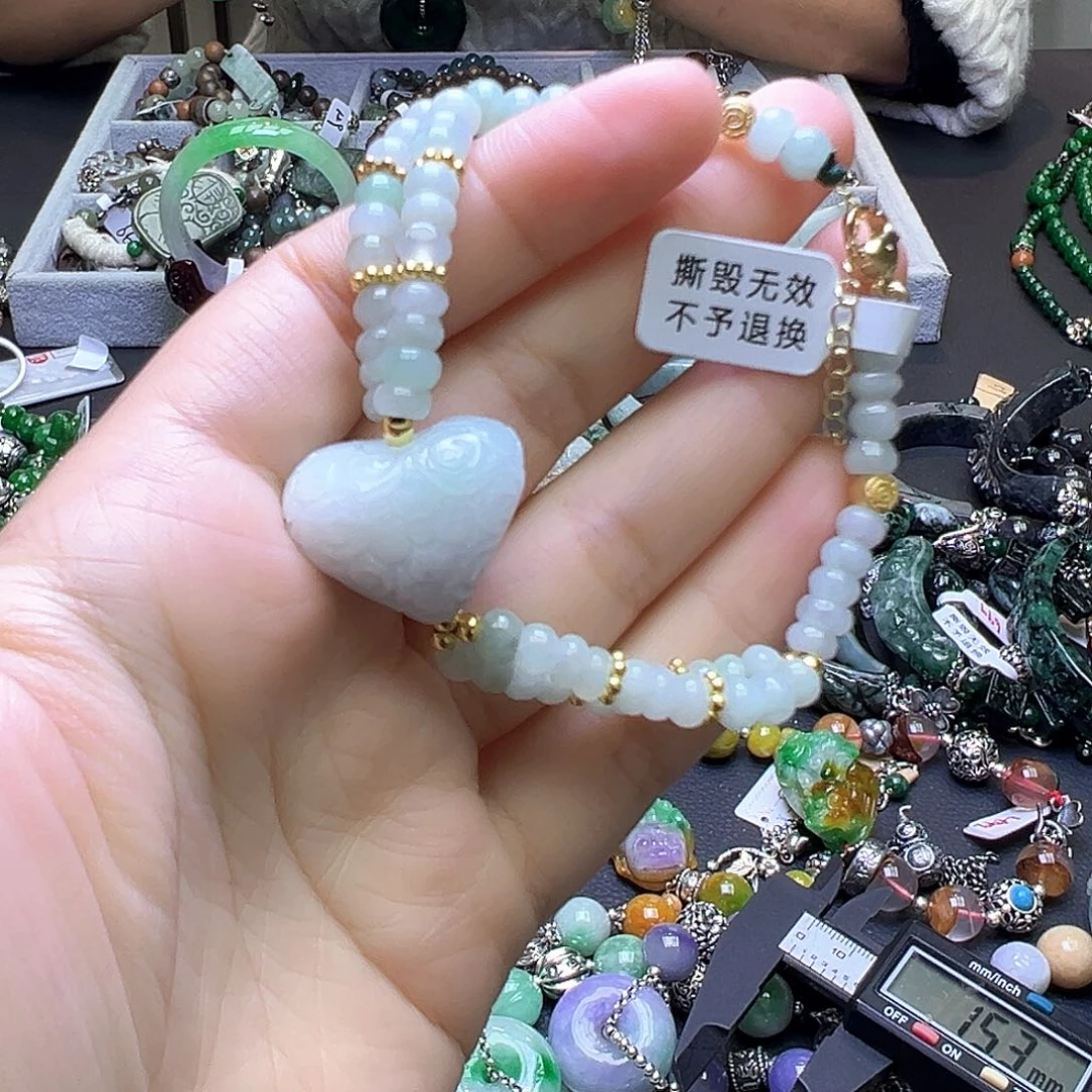 翡翠未镶嵌手链99