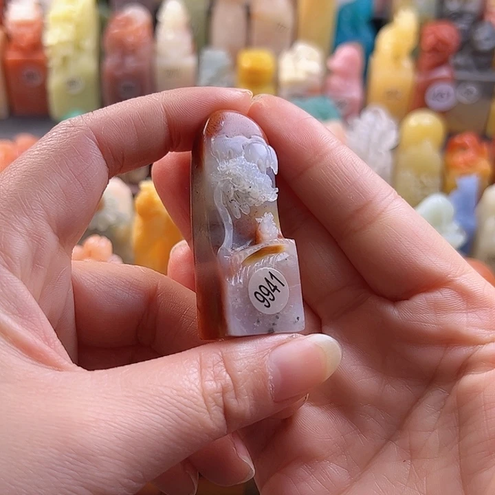 寿山石印石手工定制，1.8厘米，包刻字