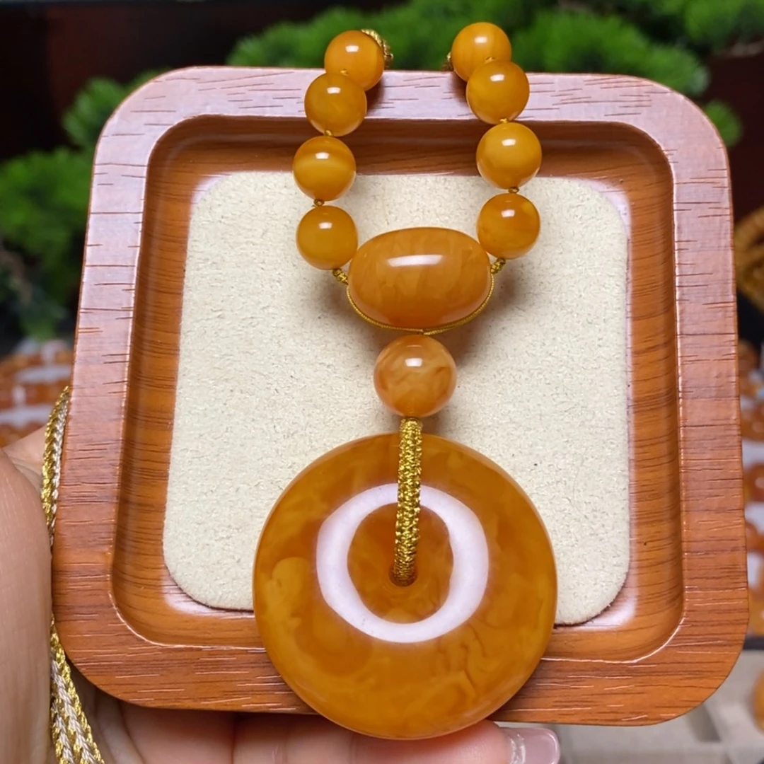 【闪购商品】蜜蜡颈饰未镶嵌项链