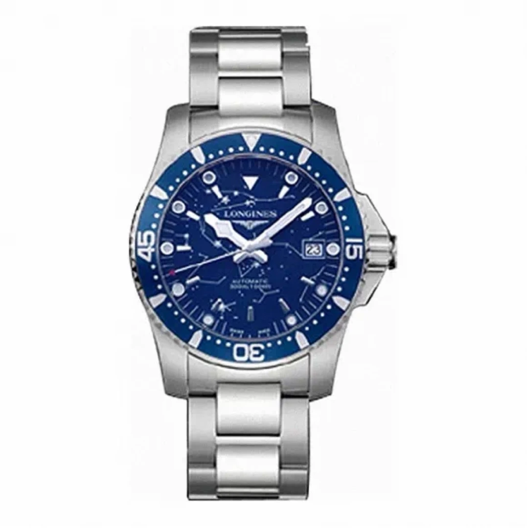 99新 Longines/浪琴 尖货名品/蓝盘钢带康卡斯/40mm
