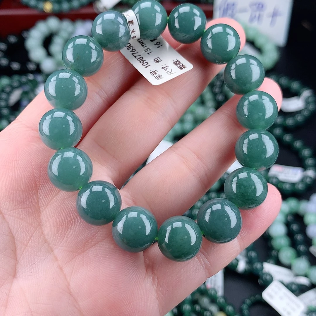 翡翠未镶嵌毛衣链仁*