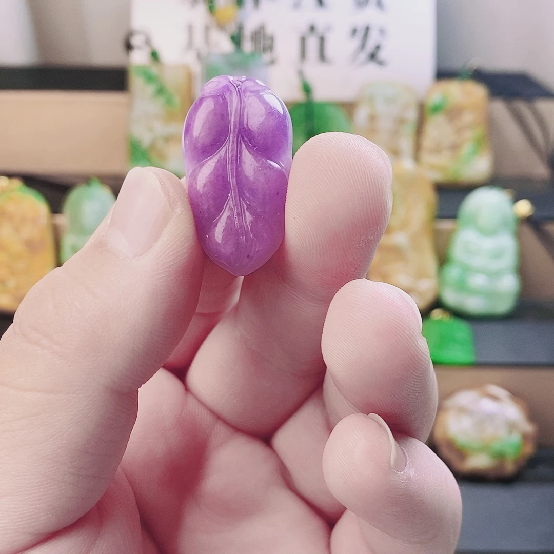 翡翠银S925镶嵌吊坠(赠链)