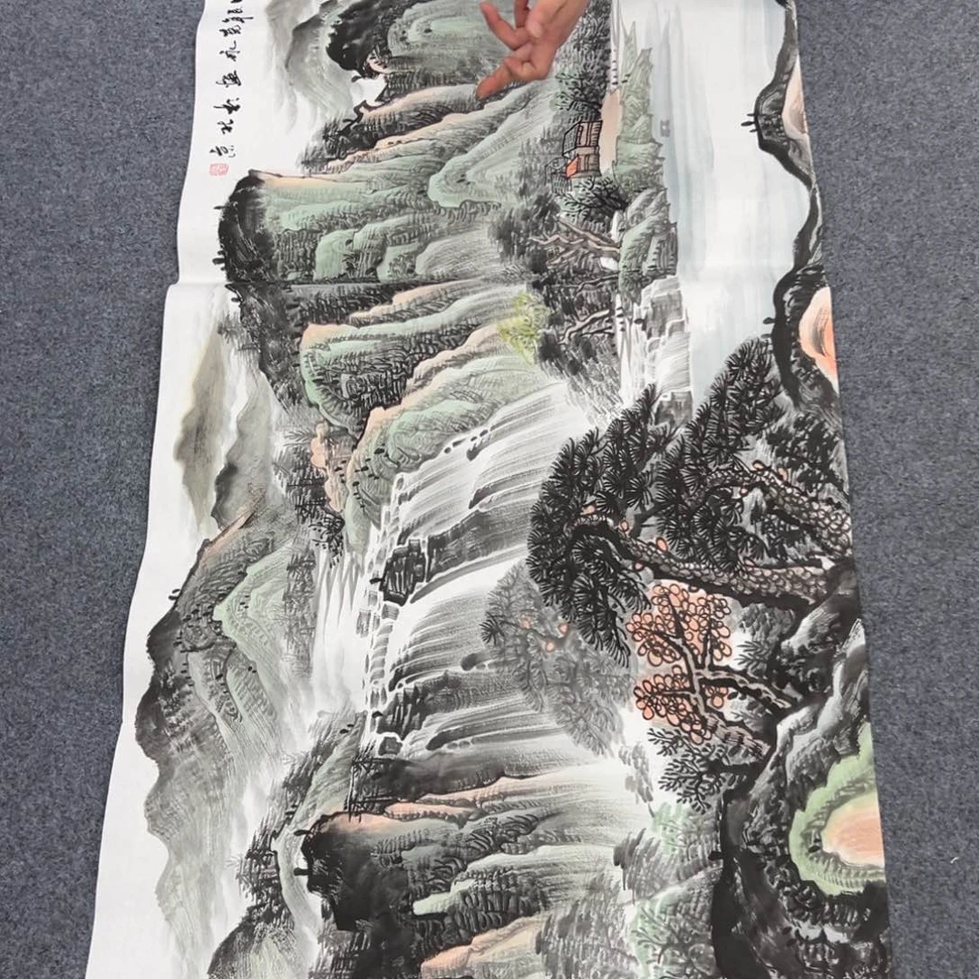 国画宣纸纯手绘字画