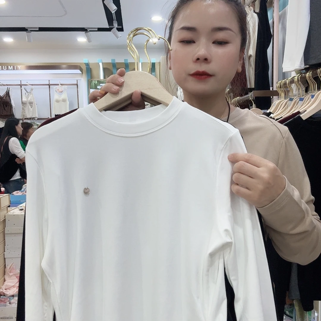 棉2613白色打底衣