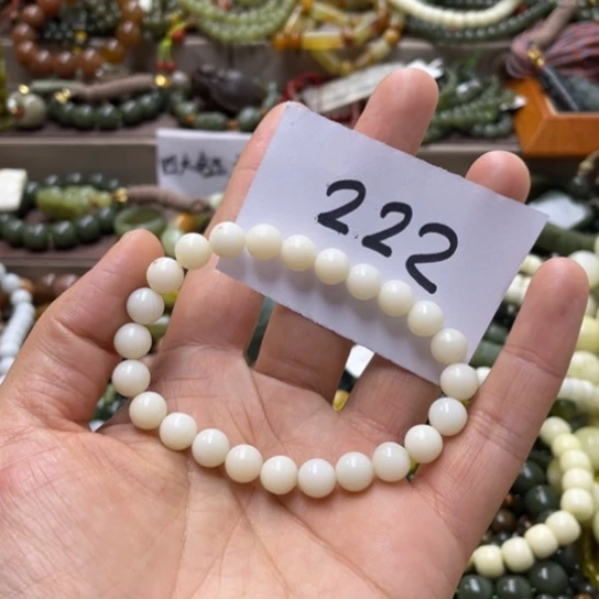 未镶嵌蛇纹石玉手链