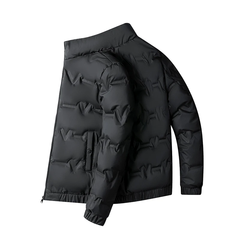 羽绒服男男士短款休闲潮流青年加厚保暖立领