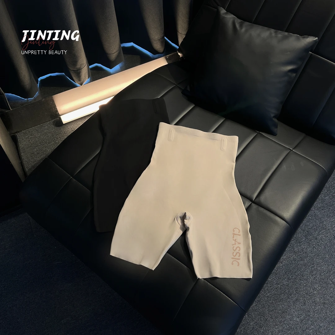 时尚休闲百搭舒适经典纯色弹力设计瑜伽打底短裤收腹裤-HT2519052