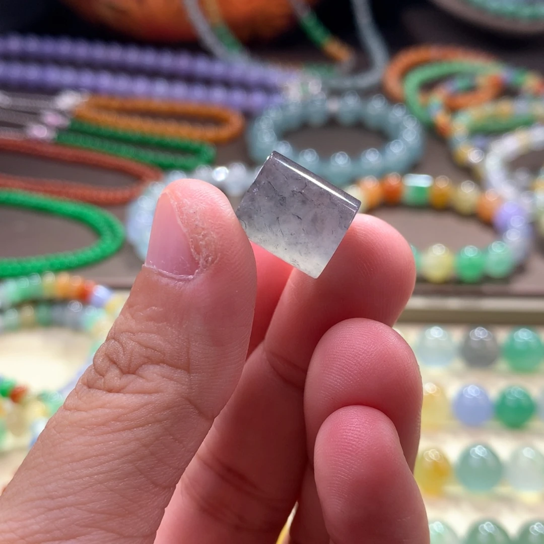 手链翡翠未镶嵌冰乌鸡桶珠