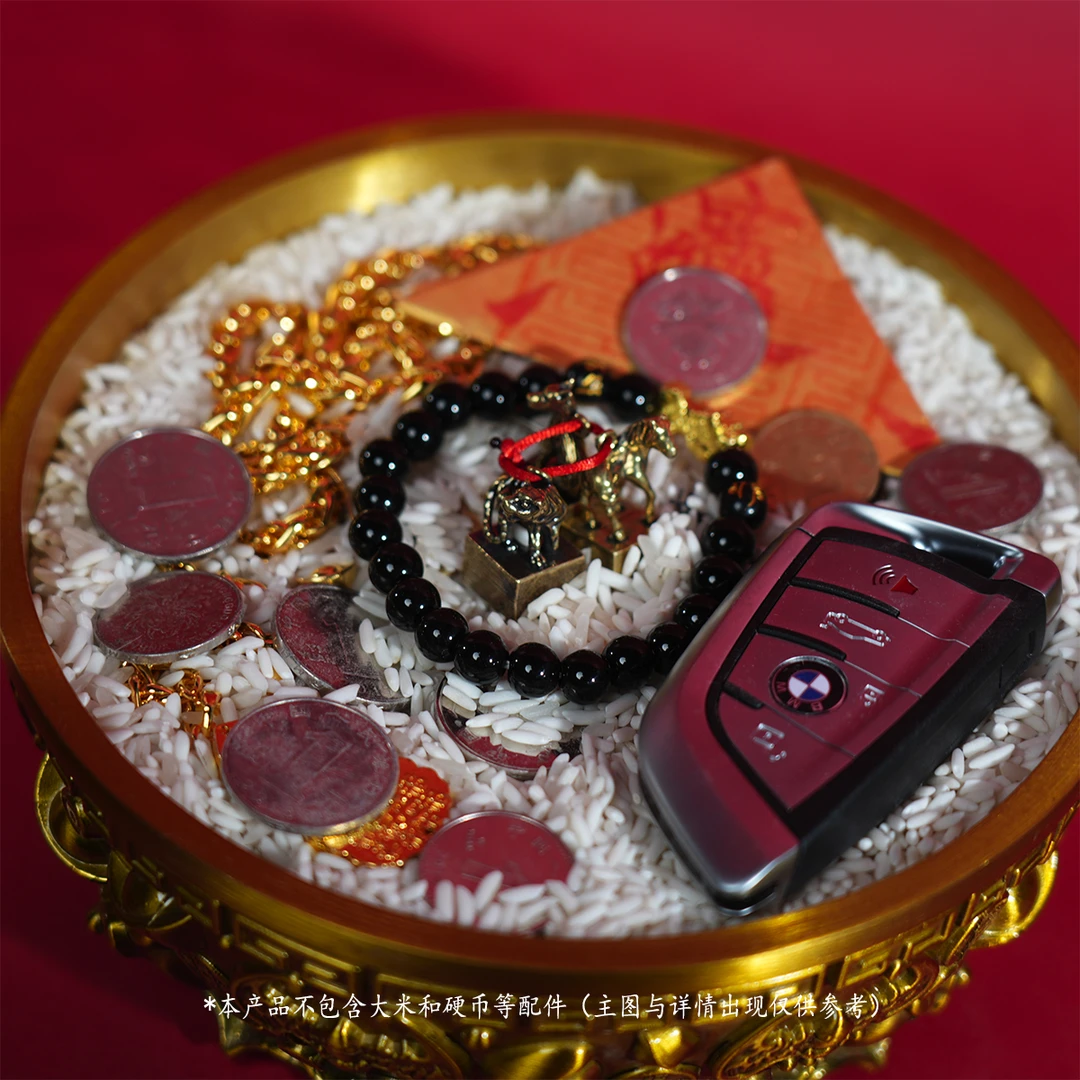 放公司或店铺【加强款12cm-先生手绘黄纸】聚宝盆（到货没有手串！！！）