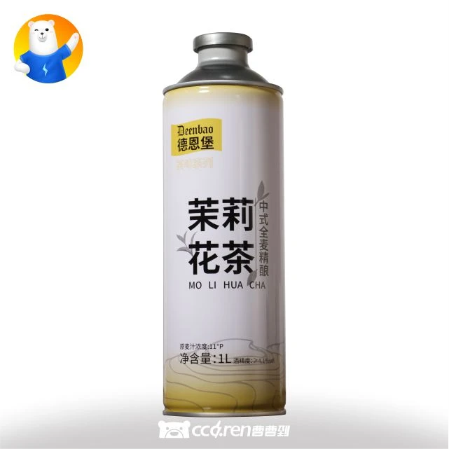 [送货上门]德恩堡茉莉花茶中式全麦精酿啤酒11°P 1L