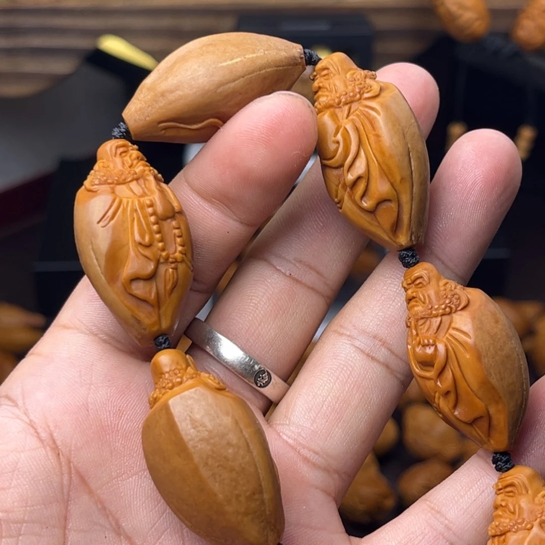 橄榄核吊坠橄榄核包衣达摩