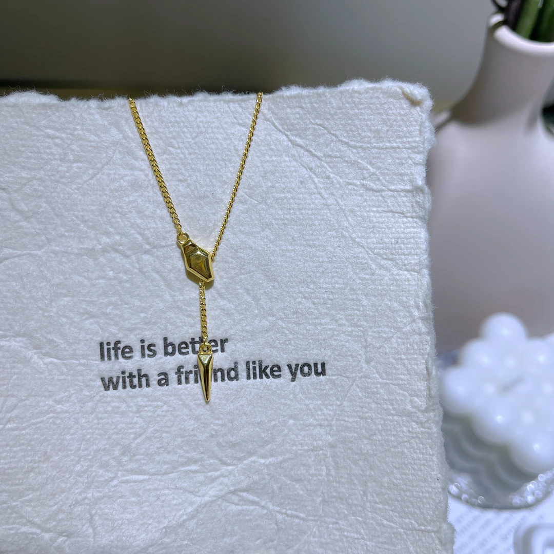 5G工艺足金999亮面灵蛇套链轻奢百搭款