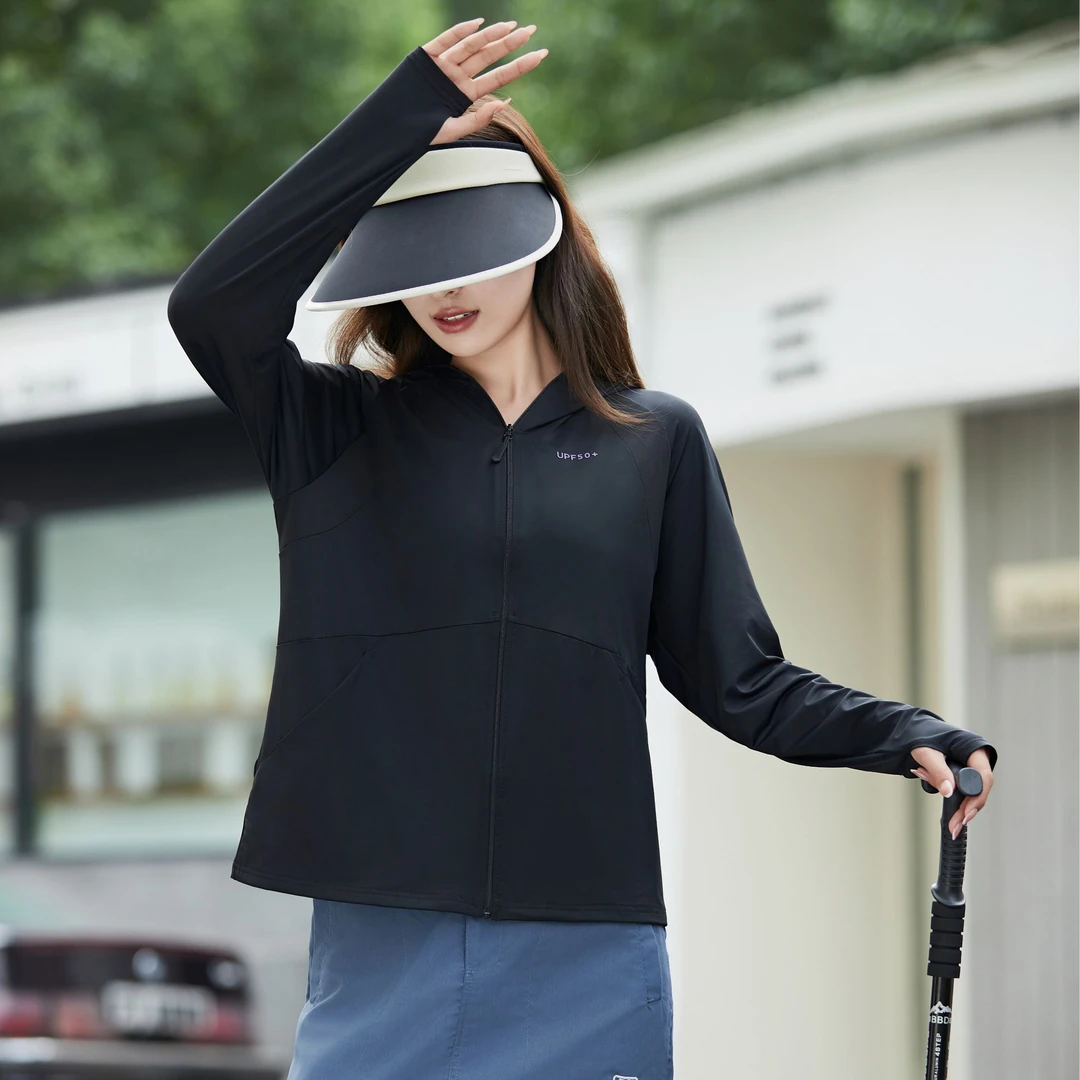 女士轻薄透气防晒衣2025新款速干防晒衣夏季长款凉感防紫外线薄款