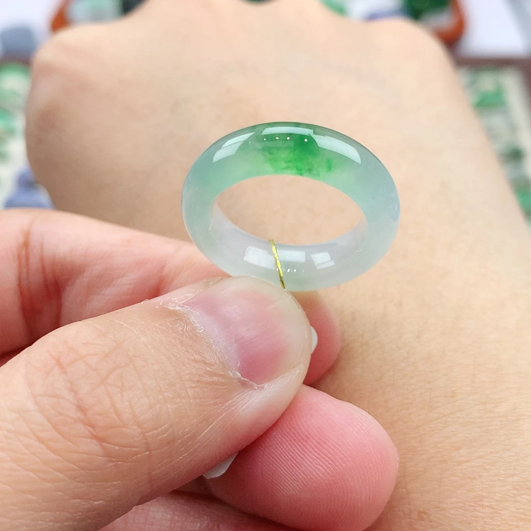 未镶嵌戒指翡翠10-11号
