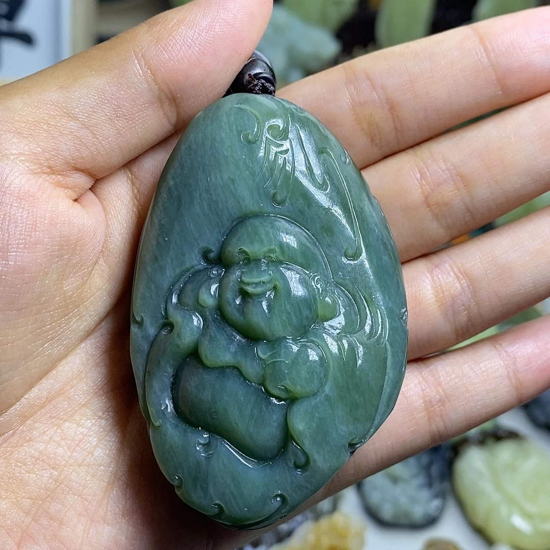 和田玉未镶嵌颈饰用****3