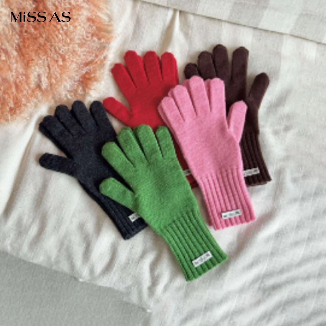 【REREK】简约纯色百搭手套25秋冬新款