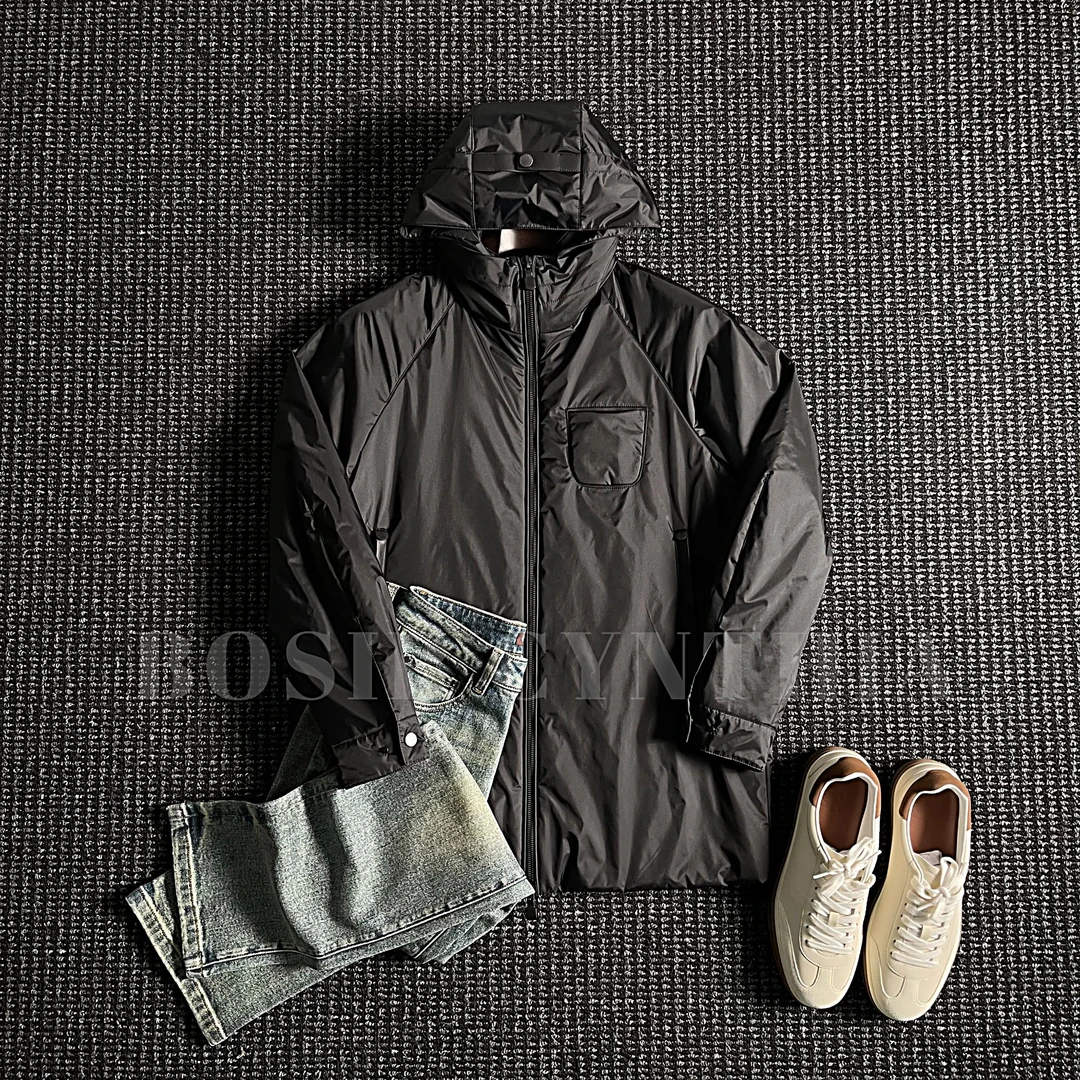 【桑蚕丝内胆】2025秋冬新款蚕丝填充连帽棉服YSM878171