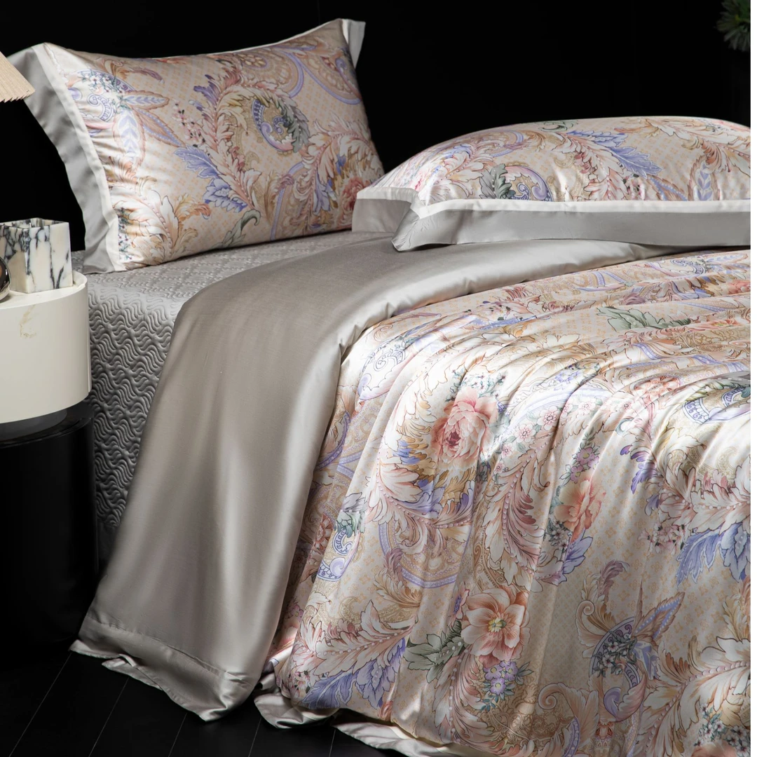 boyue博越/凤舞九州真丝可水洗蚕丝被数码印花夏被床盖款空调被