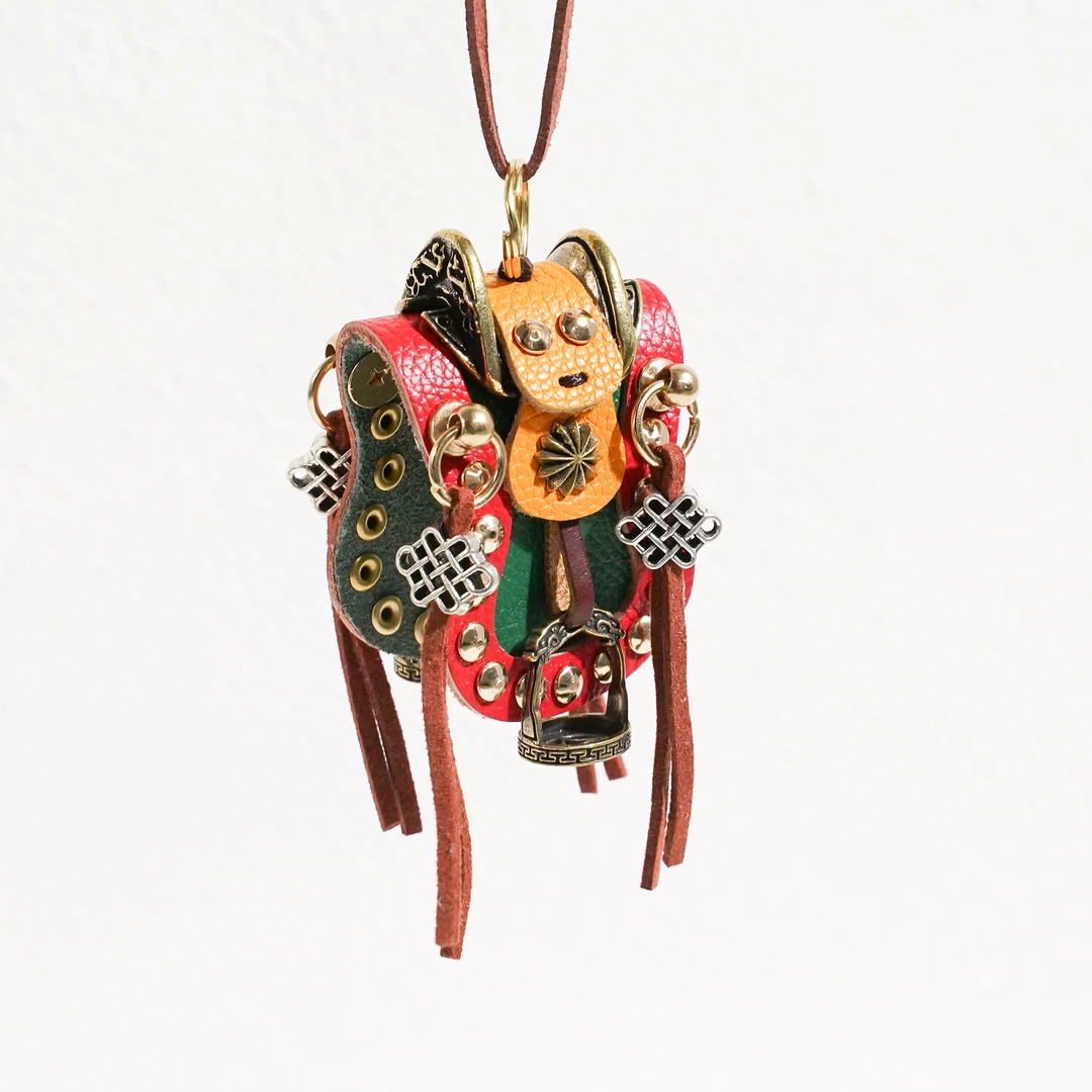 纯铜吉祥马鞍挂饰