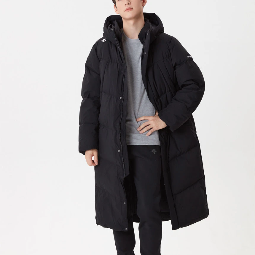 DESCENTE/迪桑特中长款连帽羽绒服男女冬季保暖外套SO323UDJ91