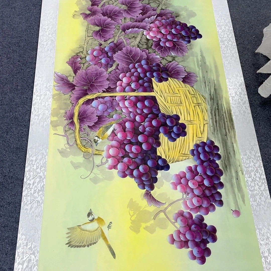 国画作品小姐姐放漏…