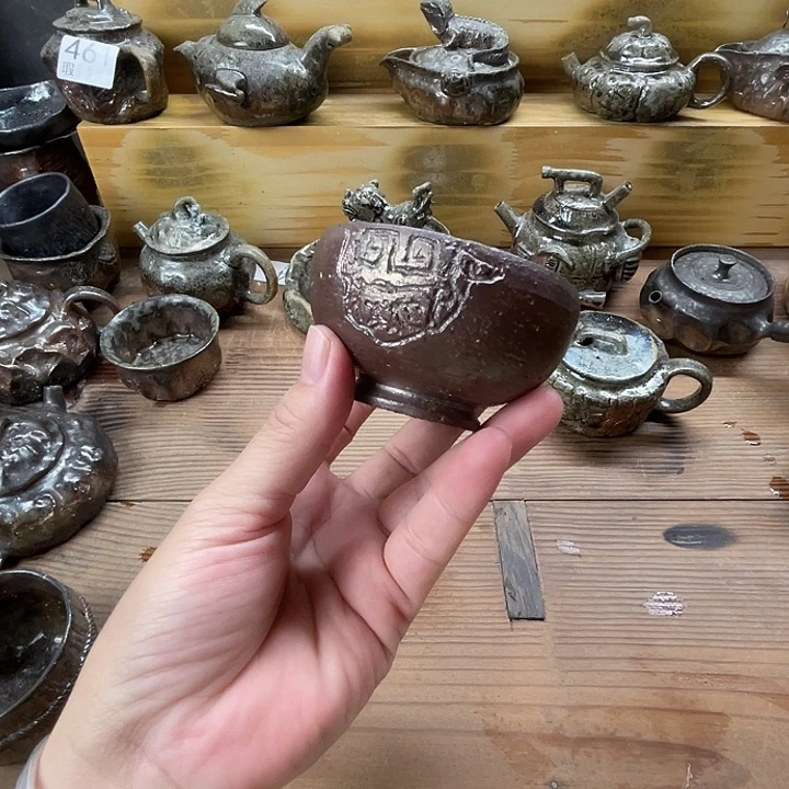 柴烧茶壶福利茶器