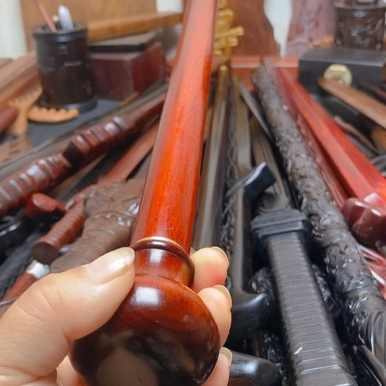 紫檀木木90高拐杖