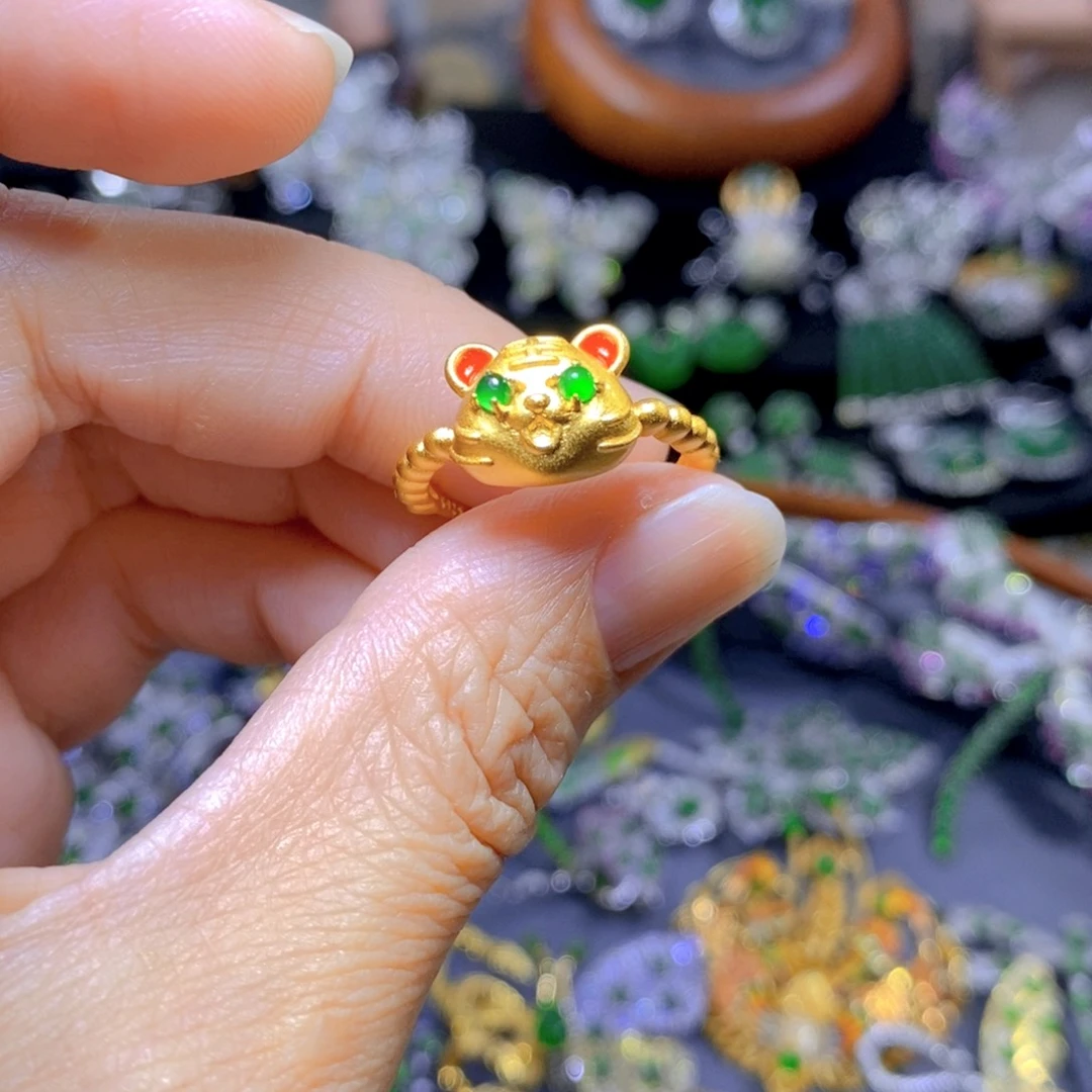 翡翠颈饰银S925镶嵌天然翡翠