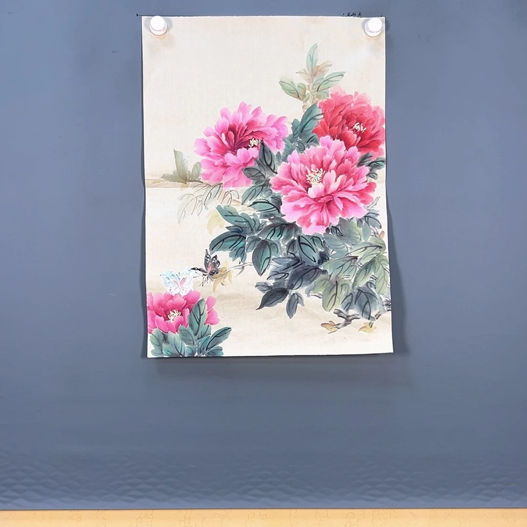 国画180 花鸟和蝴蝶的翅膀都很