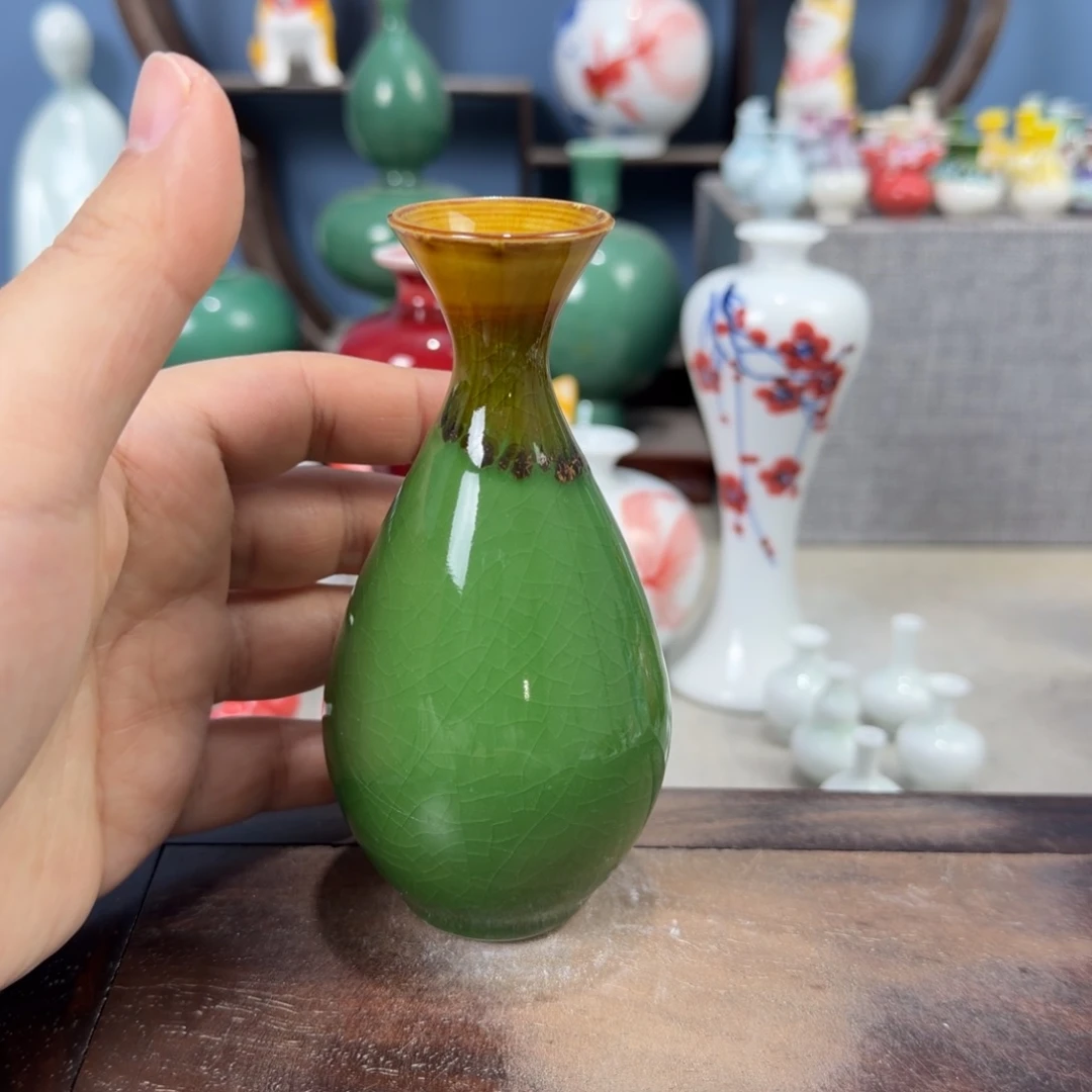 陶瓷手工小花器摆件