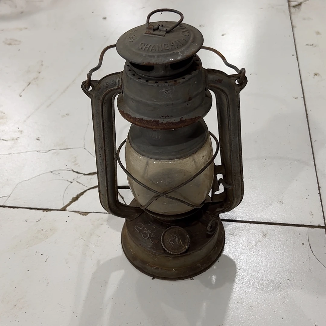 猴***猴充电款老民俗物件老马灯摆件