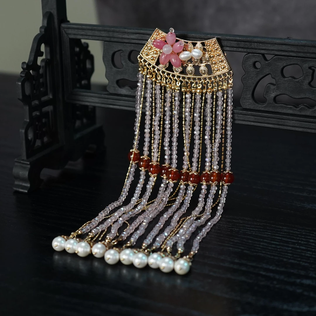 [云菀]古悦倾城古风汉服发饰长流苏后压