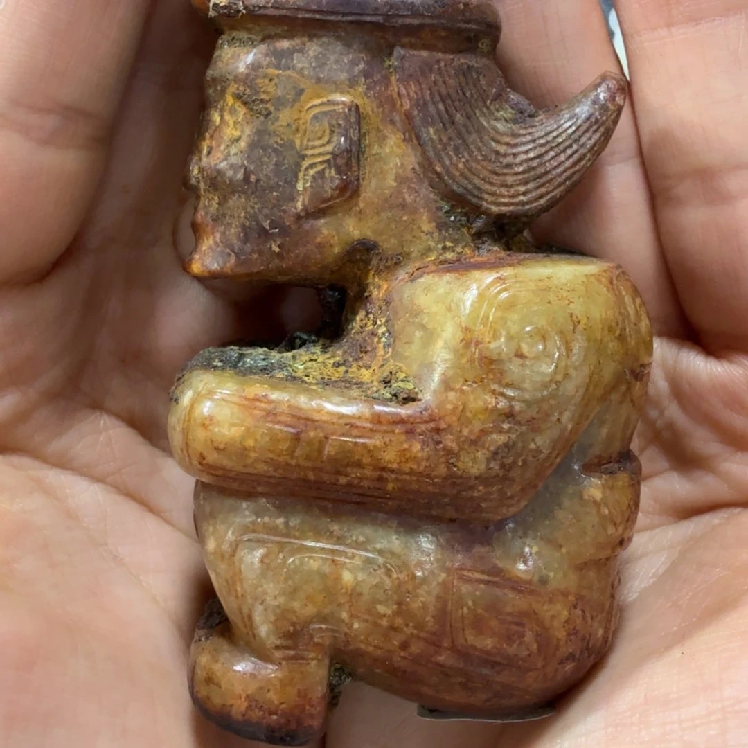 和田玉未镶嵌颈饰《****》