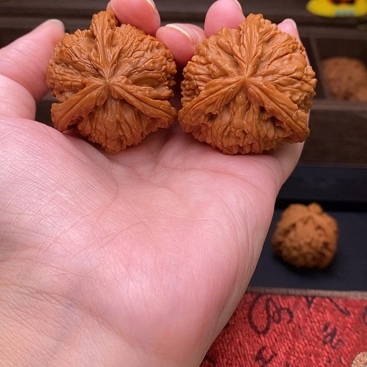 时***淌把件文玩核桃白奔