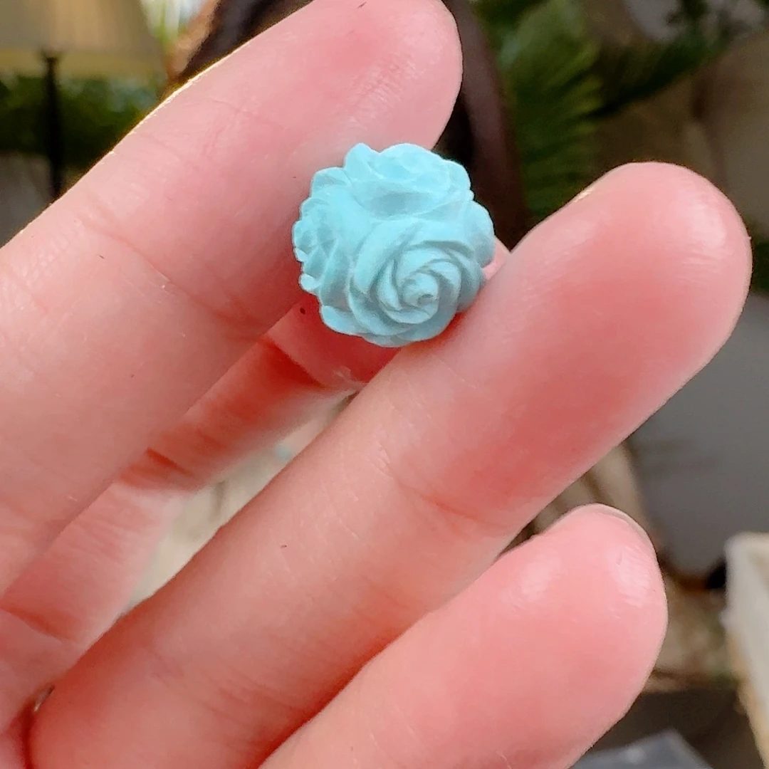 绿松石珠宝奇石未镶嵌