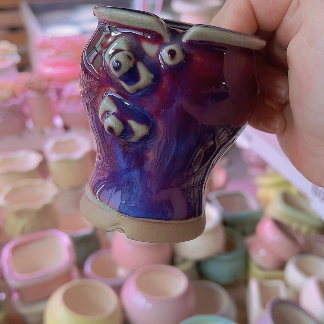 陶瓷花盆当场满12包邮