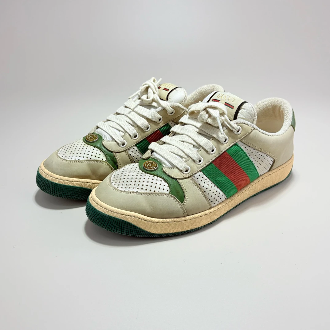95新 GUCCI/古驰 GUCCI古驰红绿脏脏鞋41.5码 95新13997