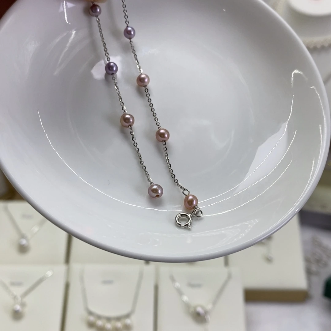 淡水珍珠手绳银S925镶嵌