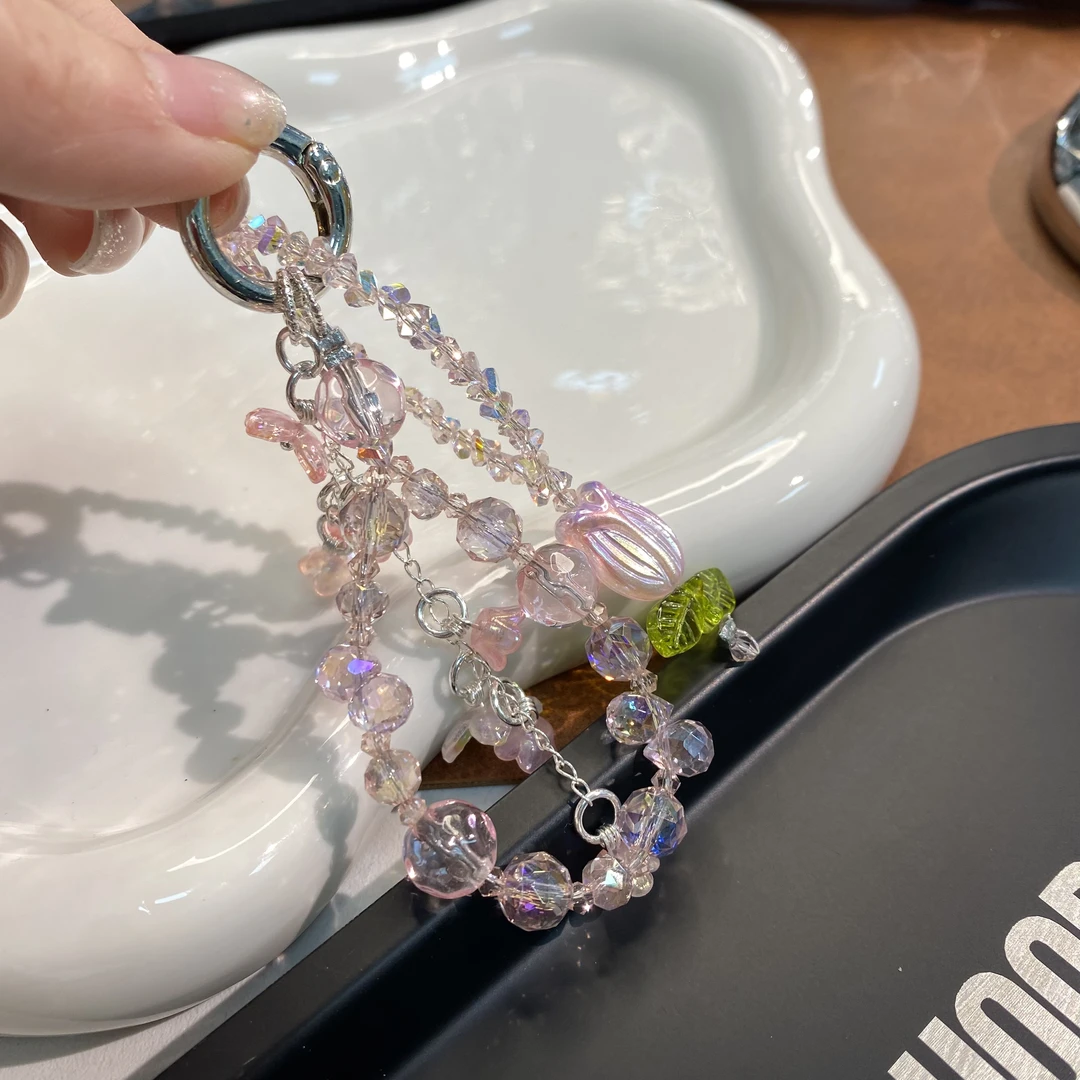 715郁金香挂件原创手机链